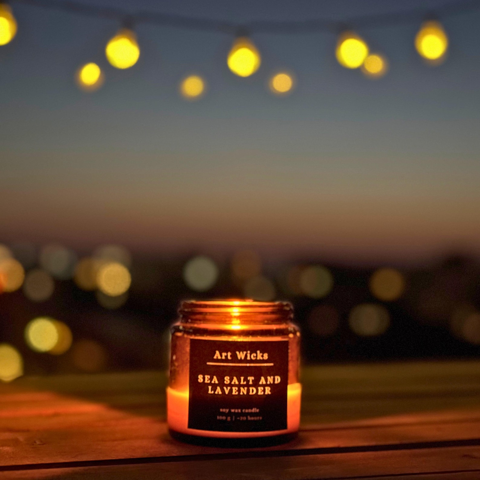 A refreshing blend of ocean breeze and calming lavender — perfect for peaceful evenings and coastal daydreams.